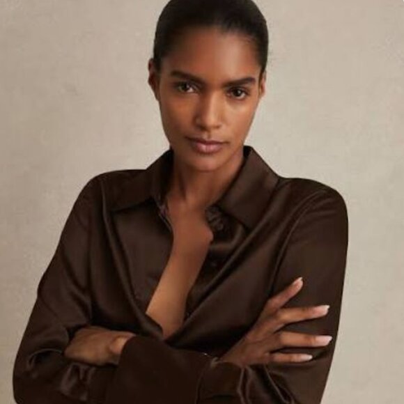 ARITZIA Stunning 100% Silk Blouse - Picture 1 of 6